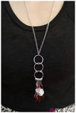 Paparazzi "Fall In Line - Red" necklace Paparazzi Jewelry