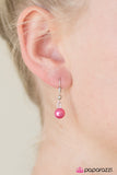 Paparazzi "Fancy Fanciful" Pink Necklace & Earring Set Paparazzi Jewelry