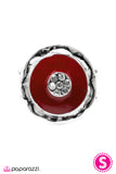 Paparazzi "Fancy Fandango" Red Ring Paparazzi Jewelry