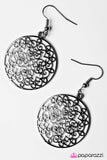 Paparazzi "Fancy Filigree - Black" earring Paparazzi Jewelry