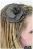 Paparazzi "Fanned Out" Gray Hair Clip Paparazzi Jewelry