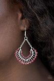 Paparazzi "FAN Together - Red" earring Paparazzi Jewelry