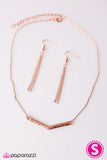Paparazzi "Fashion Day - Copper" necklace Paparazzi Jewelry