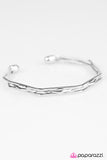 Paparazzi "Fashion Edge" Silver Bracelet Paparazzi Jewelry