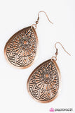 Paparazzi "Fashion Fiesta" Copper Earrings Paparazzi Jewelry