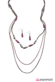 Paparazzi "Fashion Forward - Purple" necklace Paparazzi Jewelry