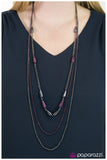 Paparazzi "Fashion Forward - Purple" necklace Paparazzi Jewelry