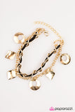 Paparazzi "Fashion Fusion" Gold Bracelet Paparazzi Jewelry