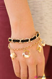 Paparazzi "Fashion Fusion" Gold Bracelet Paparazzi Jewelry