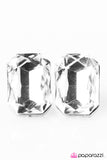 Paparazzi "Fashion Icon" White Post Earrings Paparazzi Jewelry