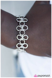 Paparazzi "Fast Track" Silver Bracelet Paparazzi Jewelry