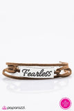 Paparazzi "Fearless" Brown Bracelet Paparazzi Jewelry
