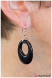 Paparazzi "Fearless Fascination" Black" Necklace & Earring Set Paparazzi Jewelry