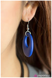 Paparazzi "Fearless Fascination" Blue" Necklace & Earring Set Paparazzi Jewelry