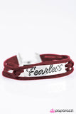Paparazzi "Fearless" Red Bracelet Paparazzi Jewelry