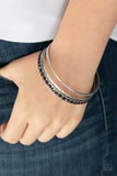 Paparazzi "Fearless Shimmer" Purple Bracelet Paparazzi Jewelry