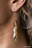 Paparazzi "Feelin Feline" Gold Earrings Paparazzi Jewelry