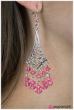 Paparazzi "Feeling Flirty" Pink Earrings Paparazzi Jewelry
