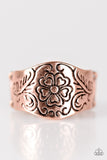 Paparazzi "Feeling Flowery - Copper" ring Paparazzi Jewelry