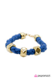 Paparazzi "Feng Shui - Blue" bracelet Paparazzi Jewelry