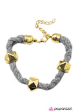Paparazzi "Feng Shui - Gray" bracelet Paparazzi Jewelry