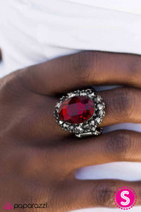 Paparazzi "Fever Pitch" Red Ring Paparazzi Jewelry