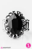 Paparazzi "Fever Pitch" Black Ring Paparazzi Jewelry