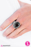 Paparazzi "Fever Pitch" Black Ring Paparazzi Jewelry