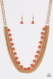 Paparazzi "Fierce Fashion - Orange" necklace Paparazzi Jewelry