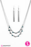 Paparazzi "FIERCEST Of Them All - Blue" necklace Paparazzi Jewelry