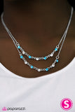 Paparazzi "FIERCEST Of Them All - Blue" necklace Paparazzi Jewelry