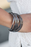 Paparazzi "FIERCE Things FIERCE" Black Bracelet Paparazzi Jewelry