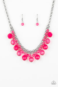 Paparazzi "Fiesta Fabulous" Pink Necklace & Earring Set Paparazzi Jewelry
