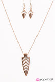 Paparazzi "Fighting SPEAR-it - Copper" necklace Paparazzi Jewelry