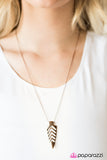 Paparazzi "Fighting SPEAR-it - Copper" necklace Paparazzi Jewelry
