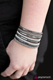 Paparazzi "Fight Night" Silver Wrap Bracelet Paparazzi Jewelry
