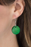 Paparazzi "Fiji Flair" Green Necklace & Earring Set Paparazzi Jewelry