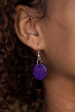 Paparazzi "Fiji Flair - Purple" Necklace & Earring Set Paparazzi Jewelry