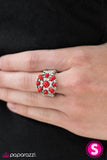 Paparazzi "Fiji Flowers - Red" ring Paparazzi Jewelry