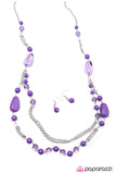 Paparazzi "Finders Keepers" Purple Necklace & Earring Set Paparazzi Jewelry