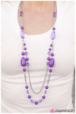 Paparazzi "Finders Keepers" Purple Necklace & Earring Set Paparazzi Jewelry