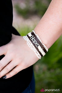 Paparazzi "Finding Hope - Brown" bracelet Paparazzi Jewelry