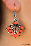 Paparazzi "Find Me Under The Palms - Orange" earring Paparazzi Jewelry