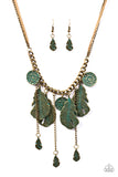 Paparazzi "Find Your Tribe" Brass Necklace & Earring Set Paparazzi Jewelry