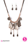 Paparazzi "Find Your Tribe" Copper Necklace & Earring Set Paparazzi Jewelry
