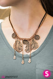 Paparazzi "Find Your Tribe" Copper Necklace & Earring Set Paparazzi Jewelry