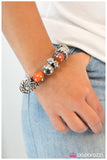 Paparazzi "Fire and Brimstone - Orange" bracelet Paparazzi Jewelry