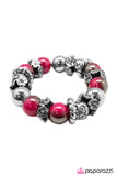 Paparazzi "Fire and Brimstone - Pink" bracelet Paparazzi Jewelry