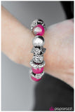 Paparazzi "Fire and Brimstone - Pink" bracelet Paparazzi Jewelry