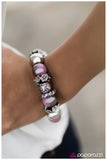 Paparazzi "Fire and Brimstone - Purple" bracelet Paparazzi Jewelry